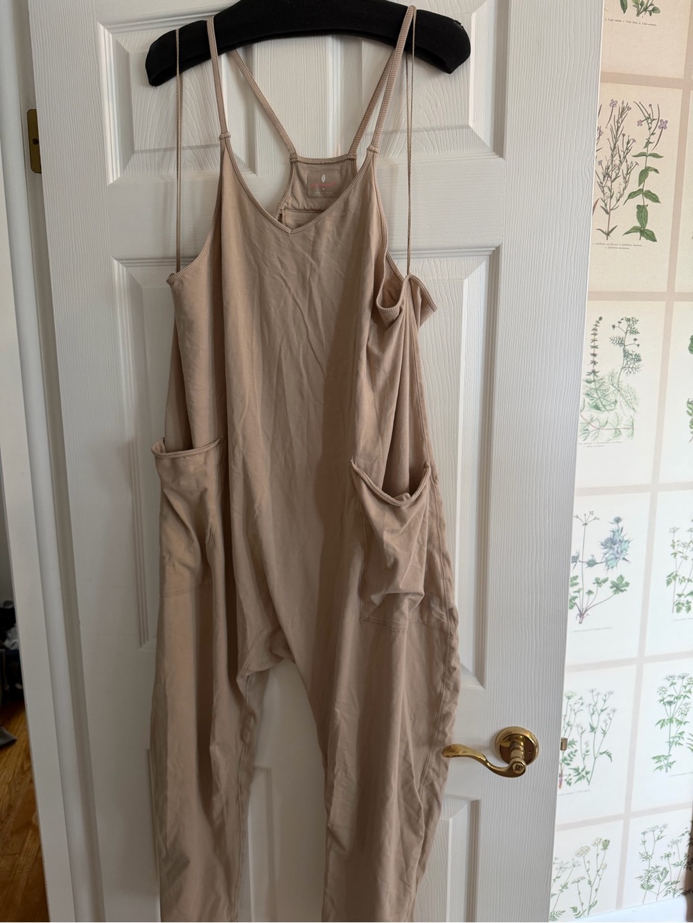 FP Movement by Free People Beige Hot Shot Onesie
